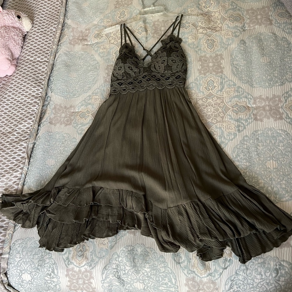 Olive Green Dress size S